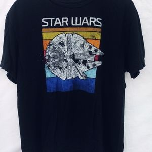 Star Wars Millennium Falcon T-Shirt Men's Sz XL